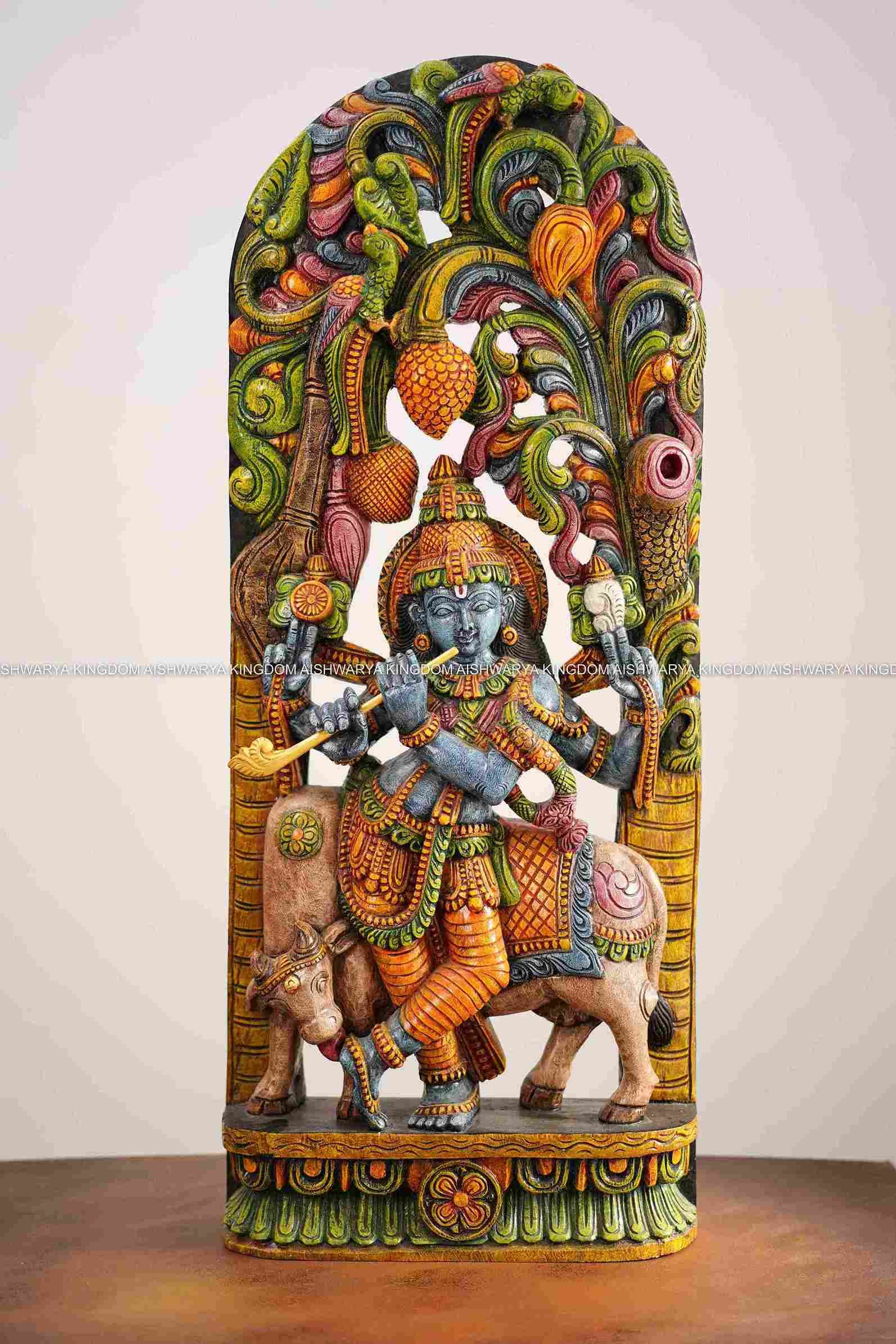 JALLI WORK COW KRISHNA