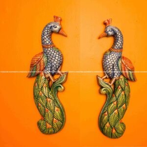 PEACOCK WALL MOUNT PAIR