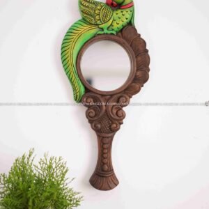 SINGLE PARROT HAND MIRROR