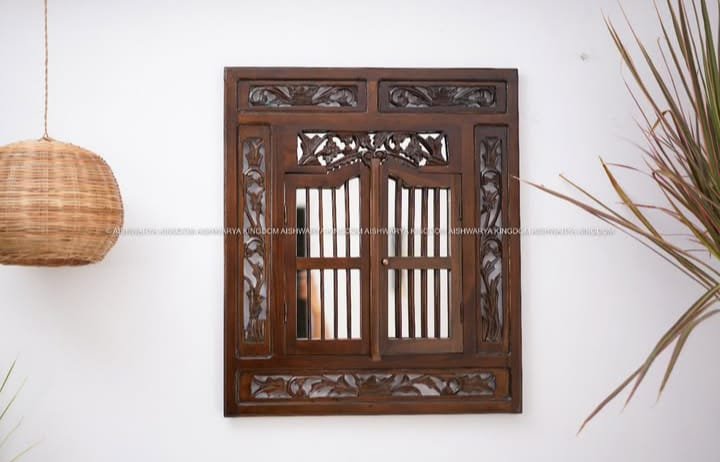 BALINESE WINDOW MIRROR
