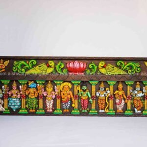 DASAVATHARAM LOTUS WITH PARROT BEEDING PANEL